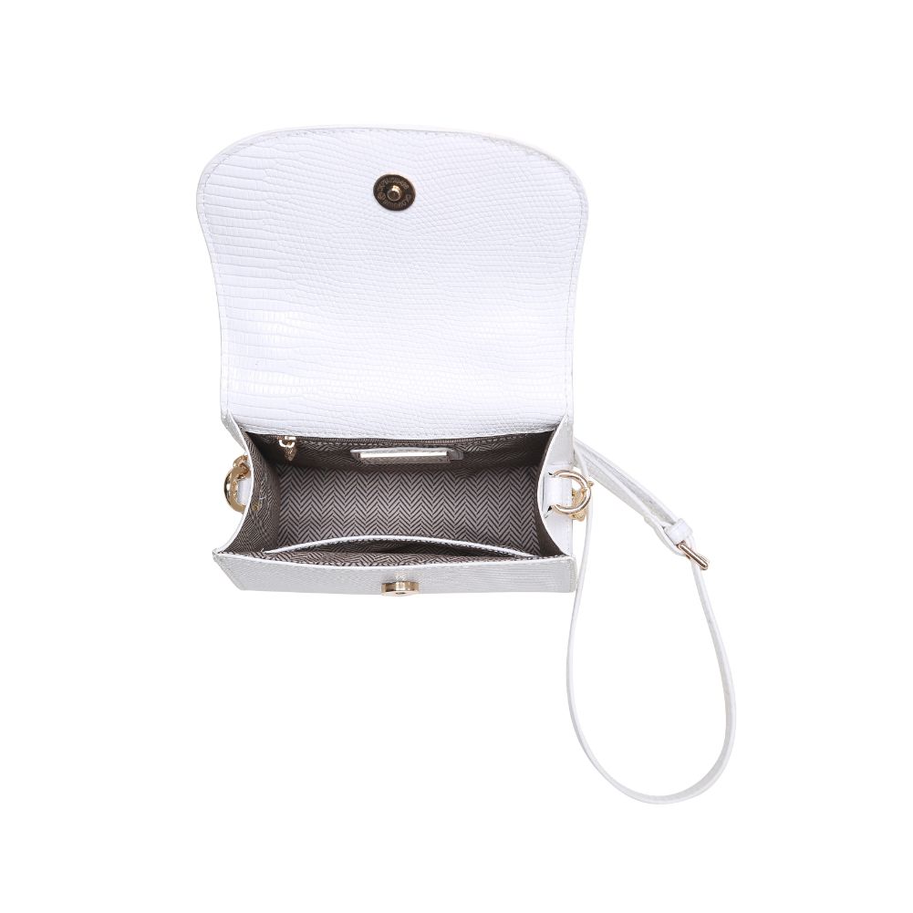Product Image of Moda Luxe Talia Clutch 842017125655 View 4 | White