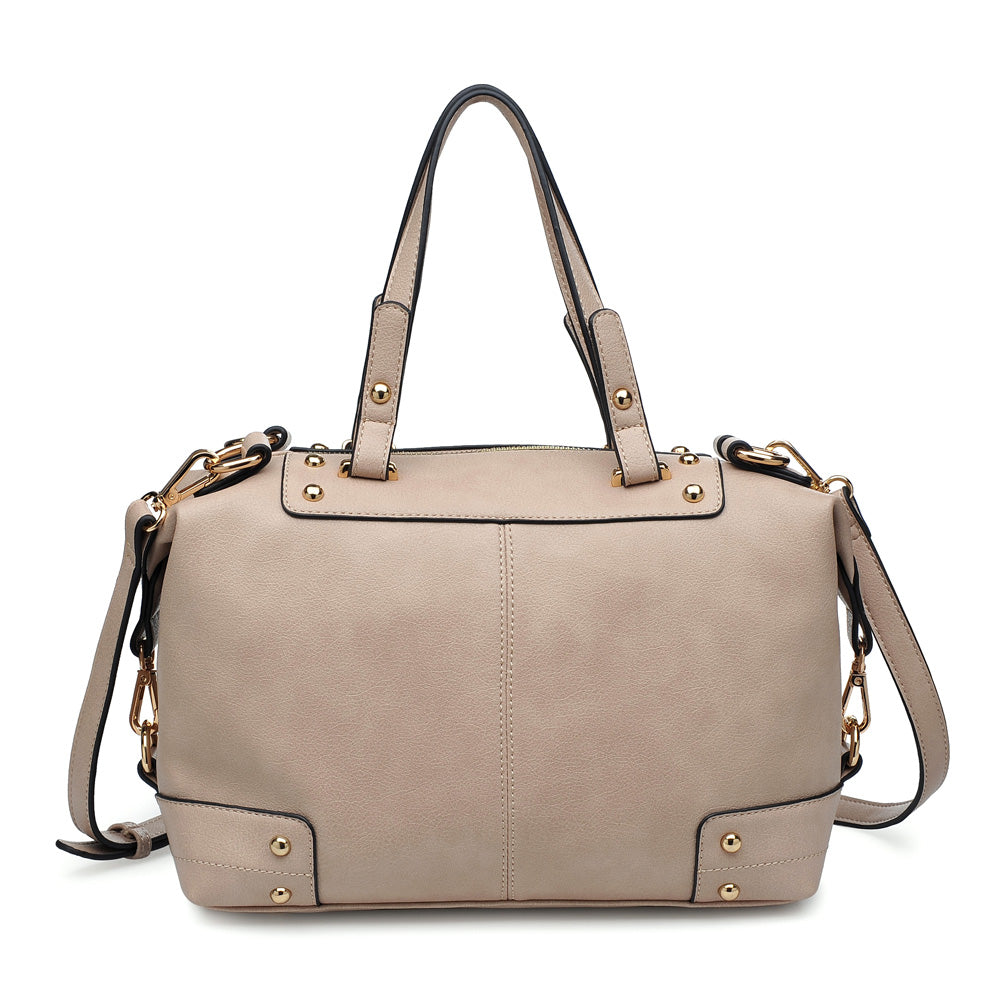Product Image of Moda Luxe Broadway Patina Satchel 842017117322 View 1 | Blush