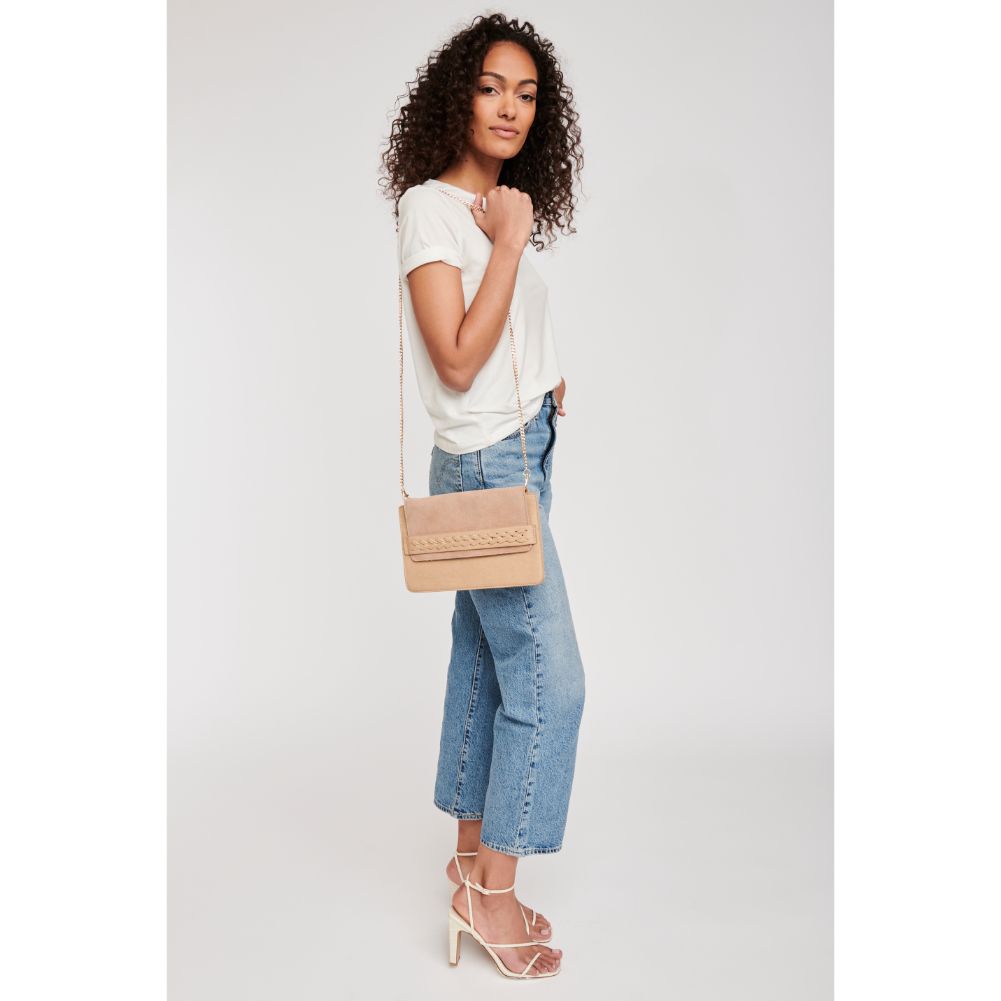 Woman wearing Cream Moda Luxe Jade Clutch 842017104261 View 4 | Cream