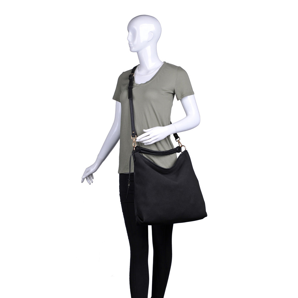 Product Image of Moda Luxe Jessica Hobo 842017118404 View 5 | Black