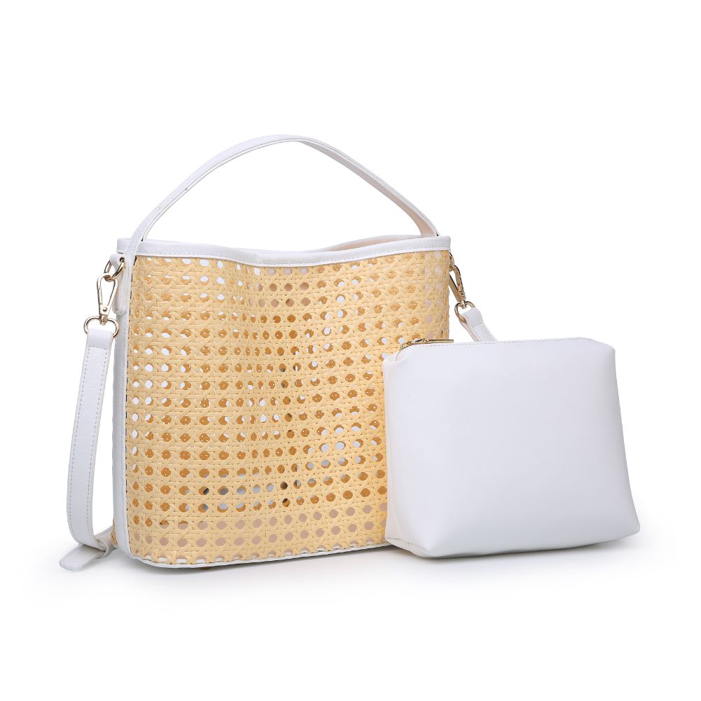 Product Image of Moda Luxe Roxanne Tote 842017124085 View 2 | White
