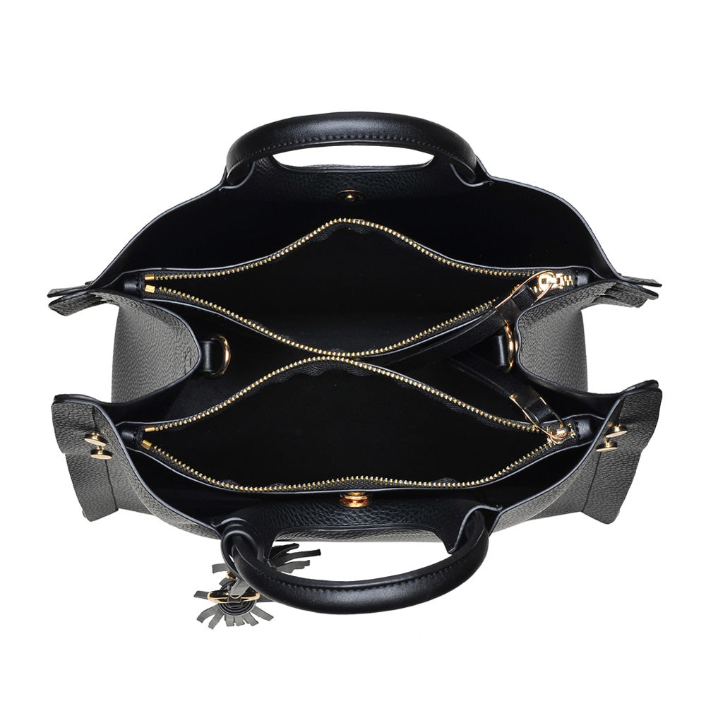 Product Image of Moda Luxe Ryder Tote 842017112709 View 4 | Black