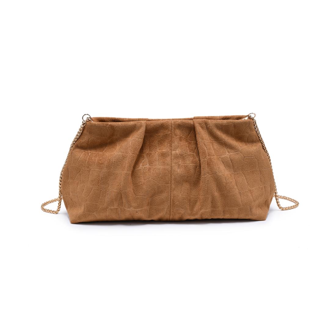 Moda Luxe Elva Croco Clutch 842017142287 View 7 | Tan