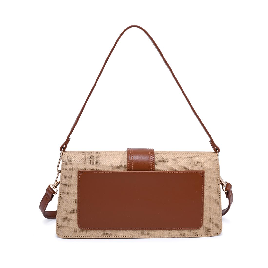 Moda Luxe Violet - Straw Crossbody 842017142133 View 7 | Natural Tan
