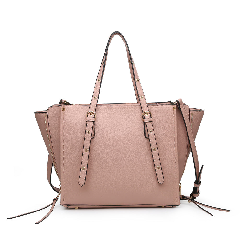 Product Image of Moda Luxe Magnolia Tote 842017119630 View 3 | Blush