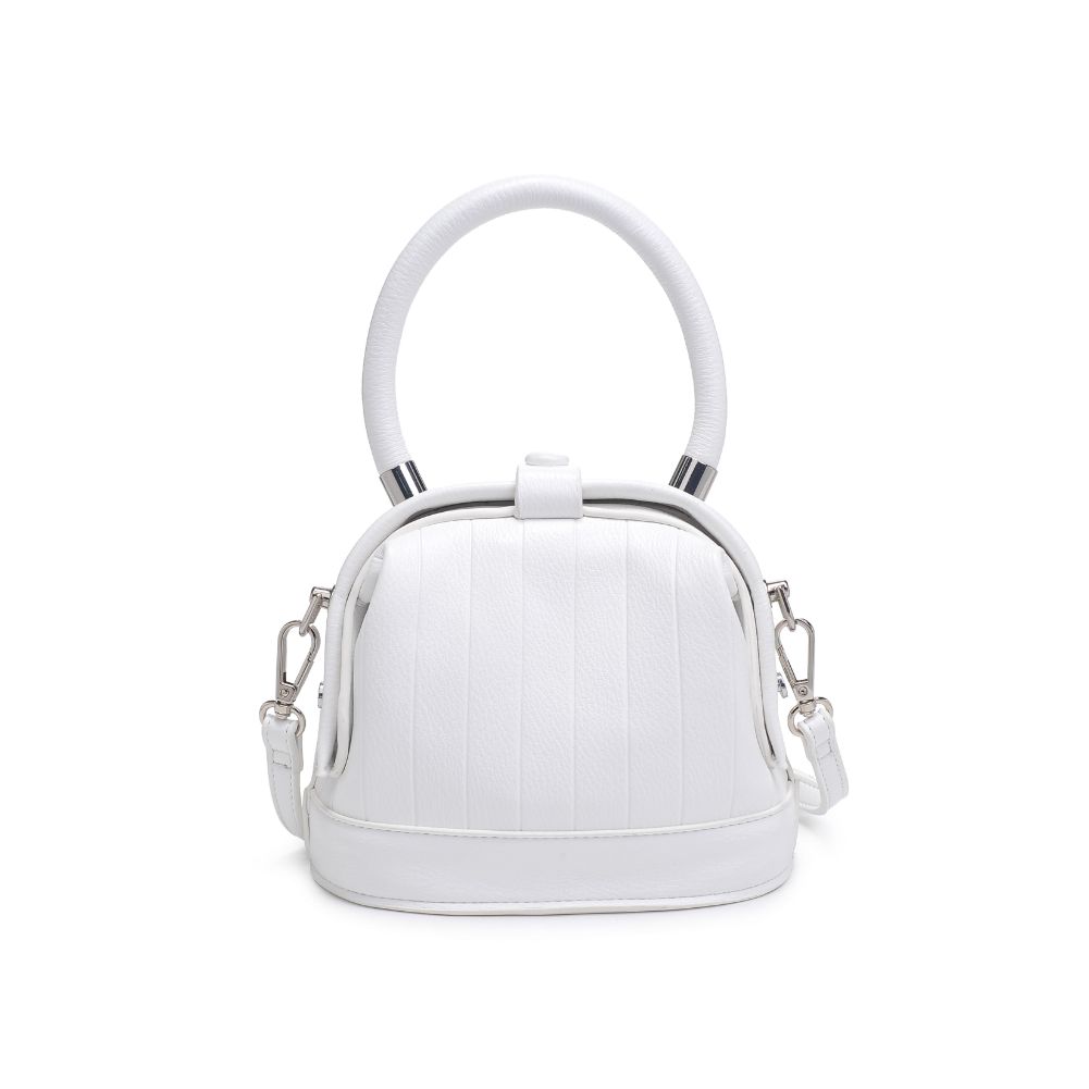 Woman wearing White Moda Luxe Charmaine Crossbody 842017131281 View 5 | White