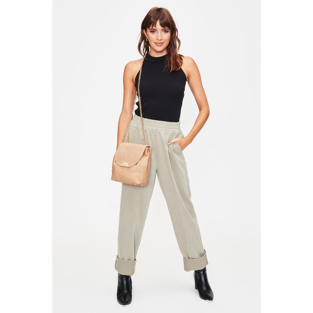 Woman wearing Natural Sol and Selene Breanna Crossbody 842017128595 View 4 | Natural