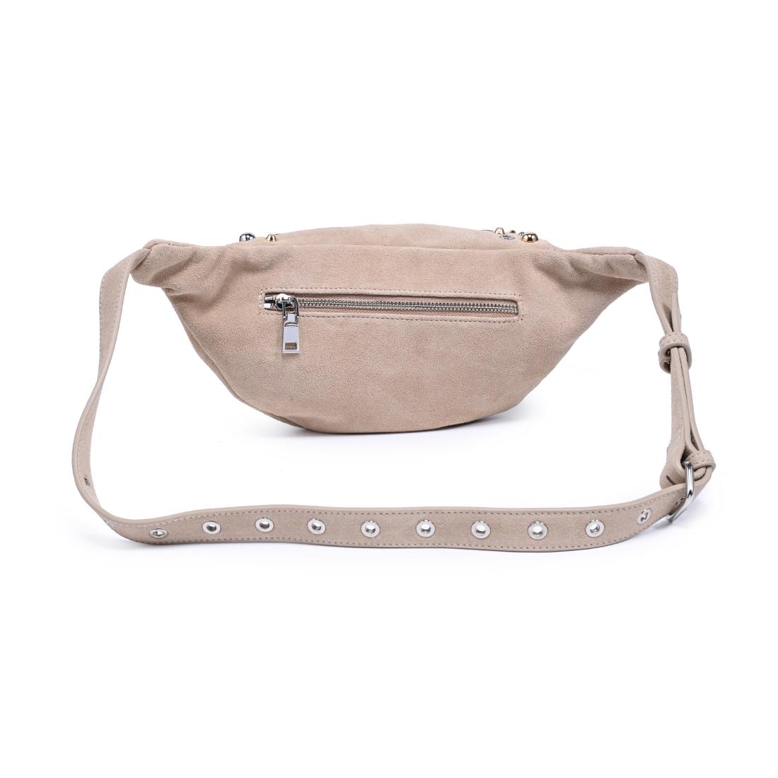 Woman wearing Natural Moda Luxe Star Belt Bag 842017140627 View 7 | Natural