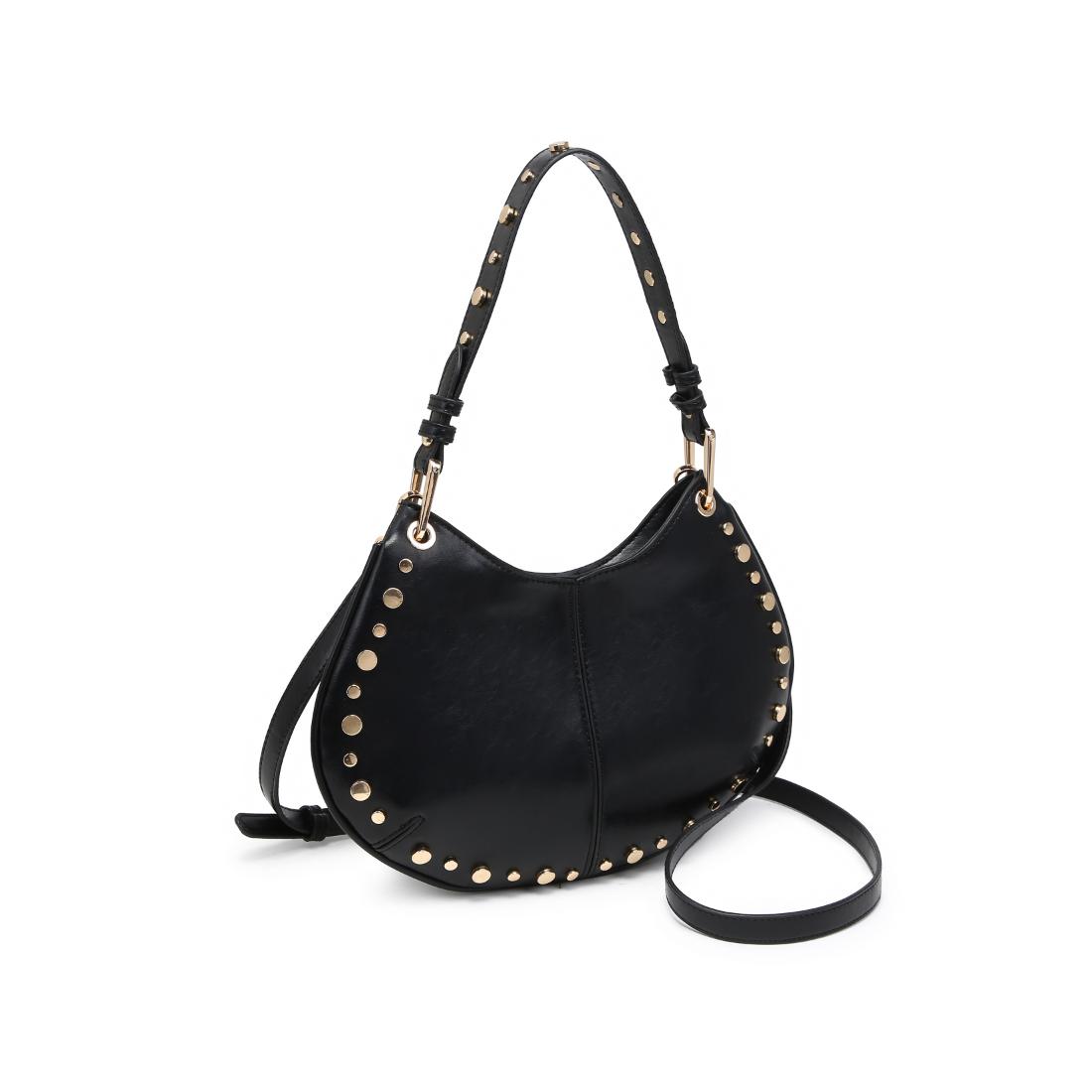 Woman wearing Black Moda Luxe Nova Crossbody 842017139638 View 6 | Black