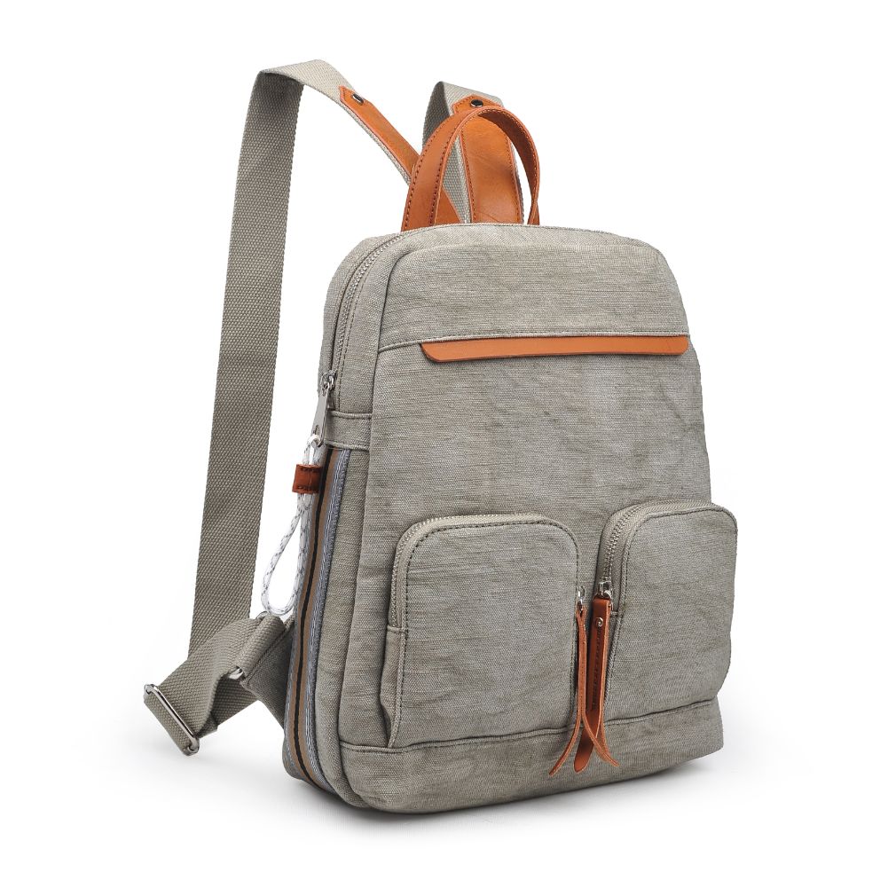 Product Image of Moda Luxe Tulum Backpack 842017124832 View 2 | Stone