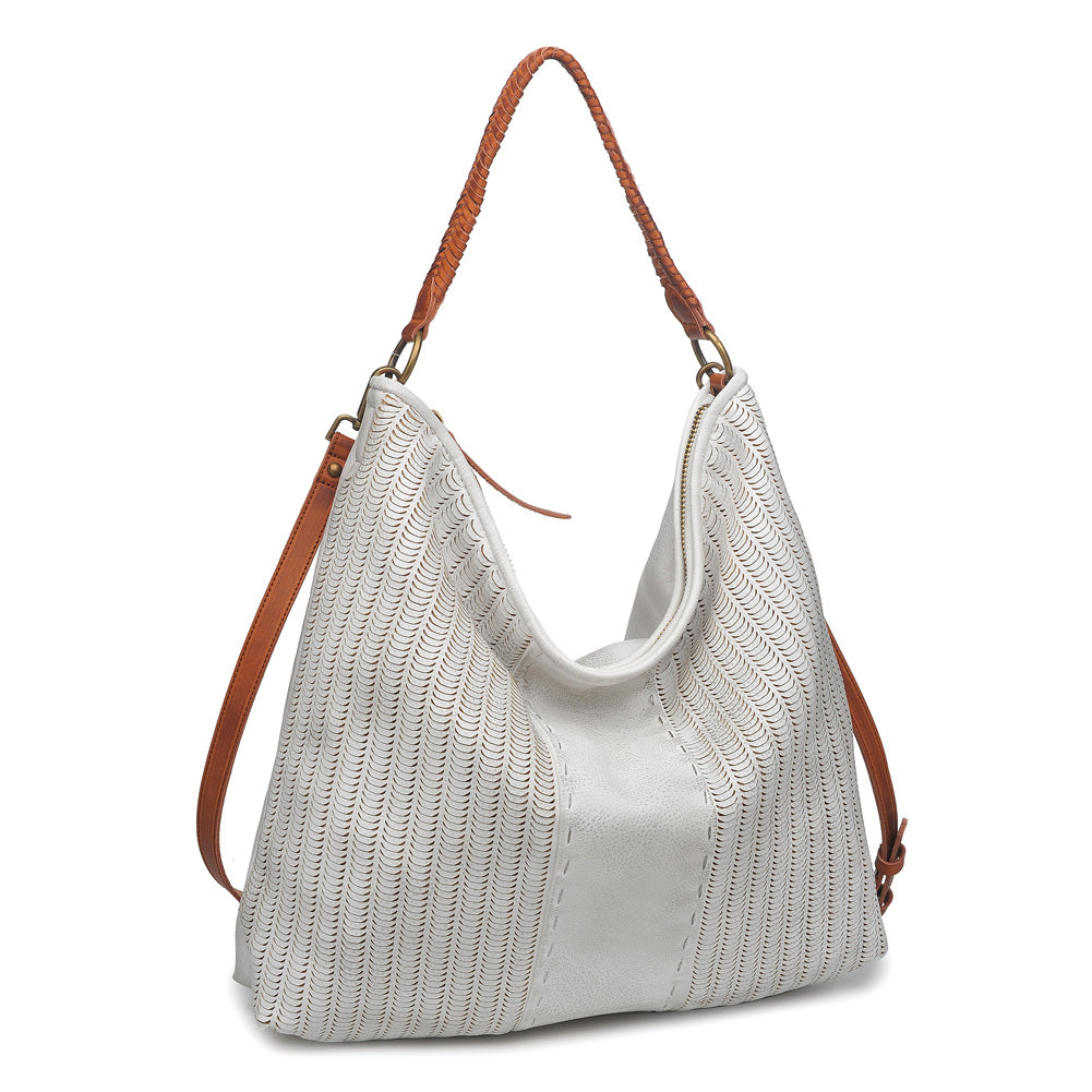 Product Image of Moda Luxe Alexa Hobo 842017113652 View 2 | White