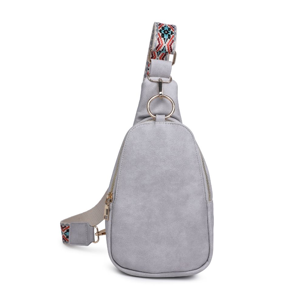 Moda Luxe Regina Sling Backpack 842017129554 View 5 | Grey