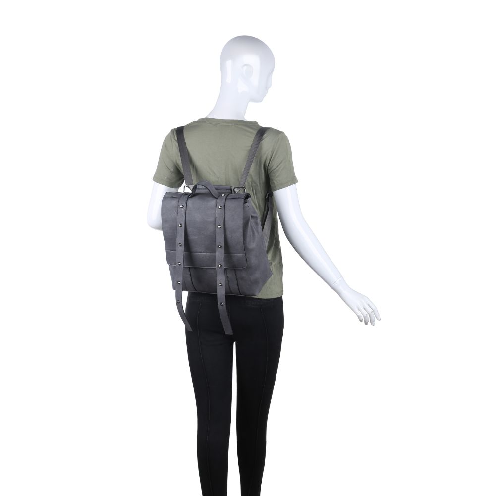 Product Image of Moda Luxe India Backpack 842017122852 View 5 | Carbon