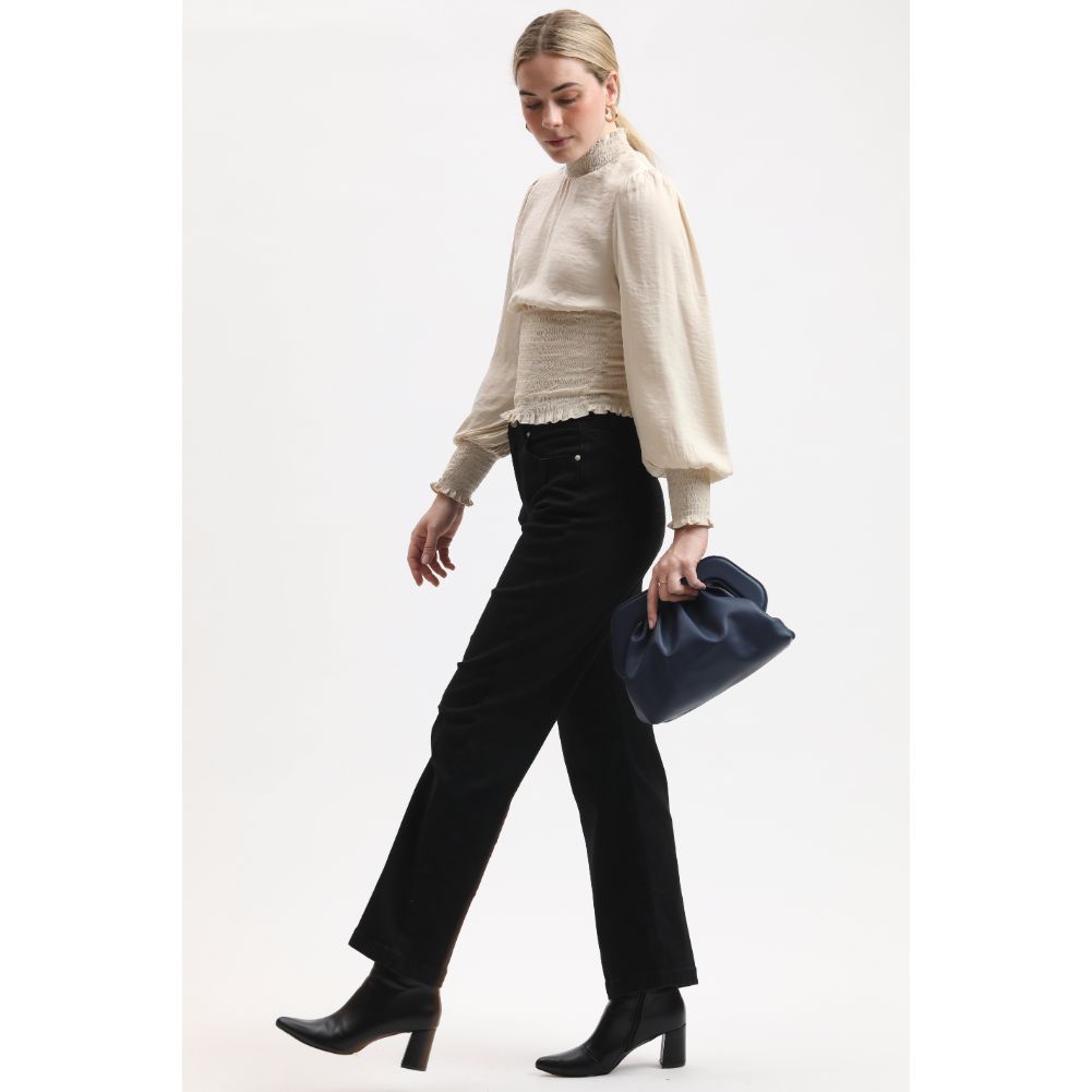 Woman wearing Denim Sol and Selene Charlotte Crossbody 842017134121 View 3 | Denim