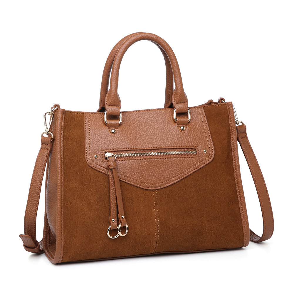 Product Image of Moda Luxe Bridgette Satchel 842017119661 View 2 | Tan
