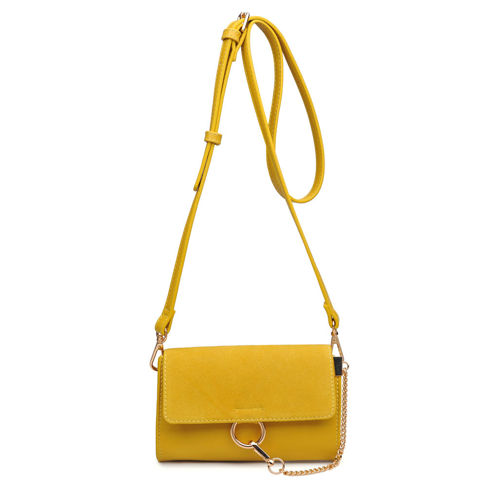 Product Image of Moda Luxe Carlotta Crossbody 842017107392 View 1 | Mustard
