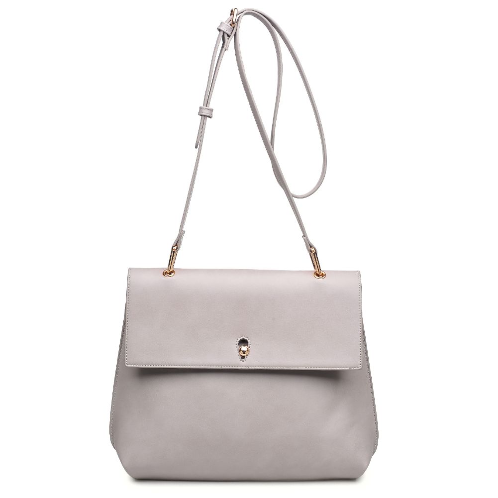 Product Image of Moda Luxe Madison Messenger 842017107460 View 1 | Grey