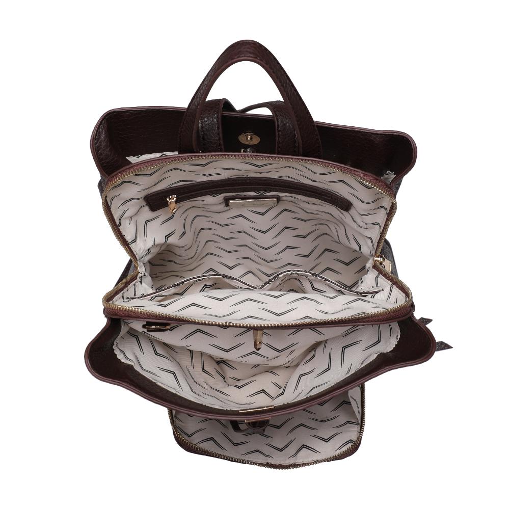 Product Image of Moda Luxe Genevieve Backpack 842017136095 View 8 | Espresso