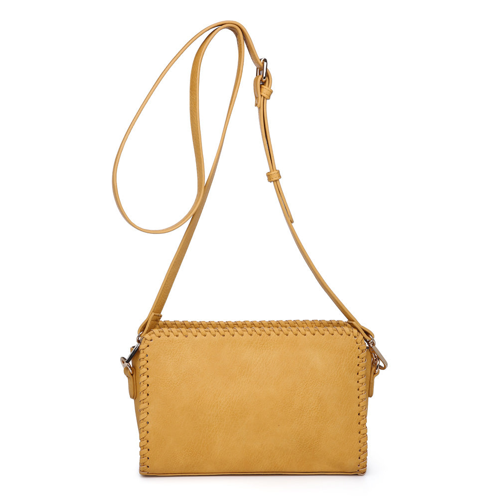 Product Image of Product Image of Moda Luxe Andy Crossbody 842017119609 View 3 | Mustard