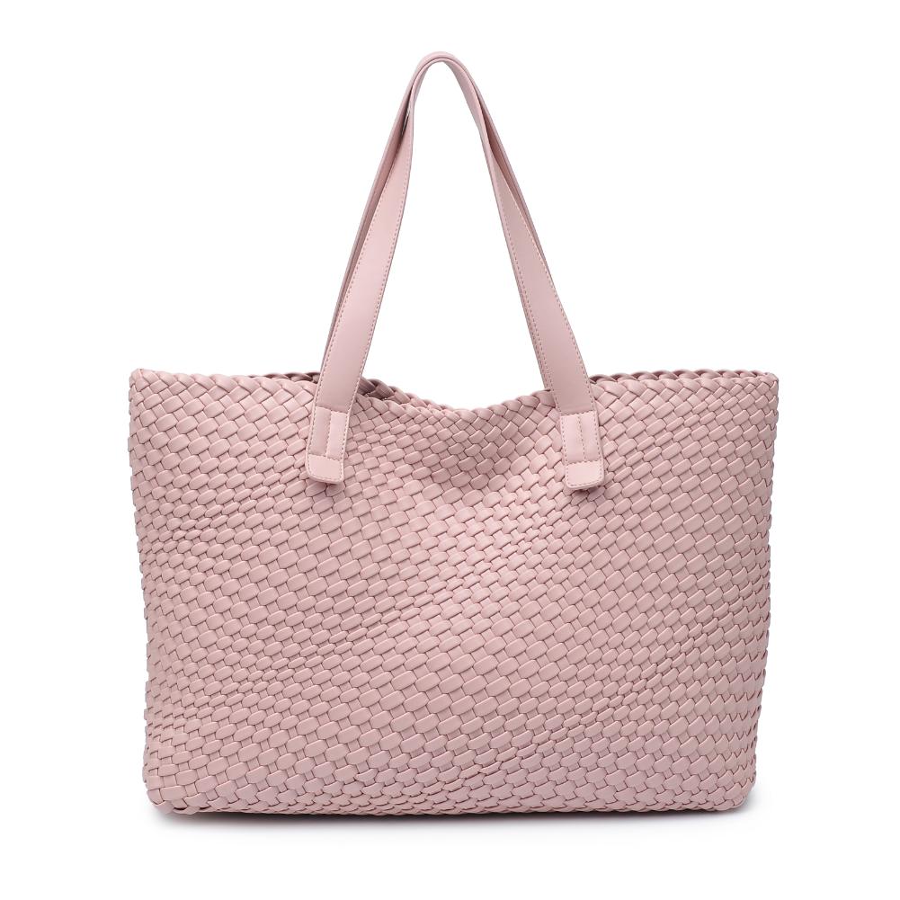 Woman wearing French Rose Moda Luxe Piquant Tote 842017135623 View 7 | French Rose