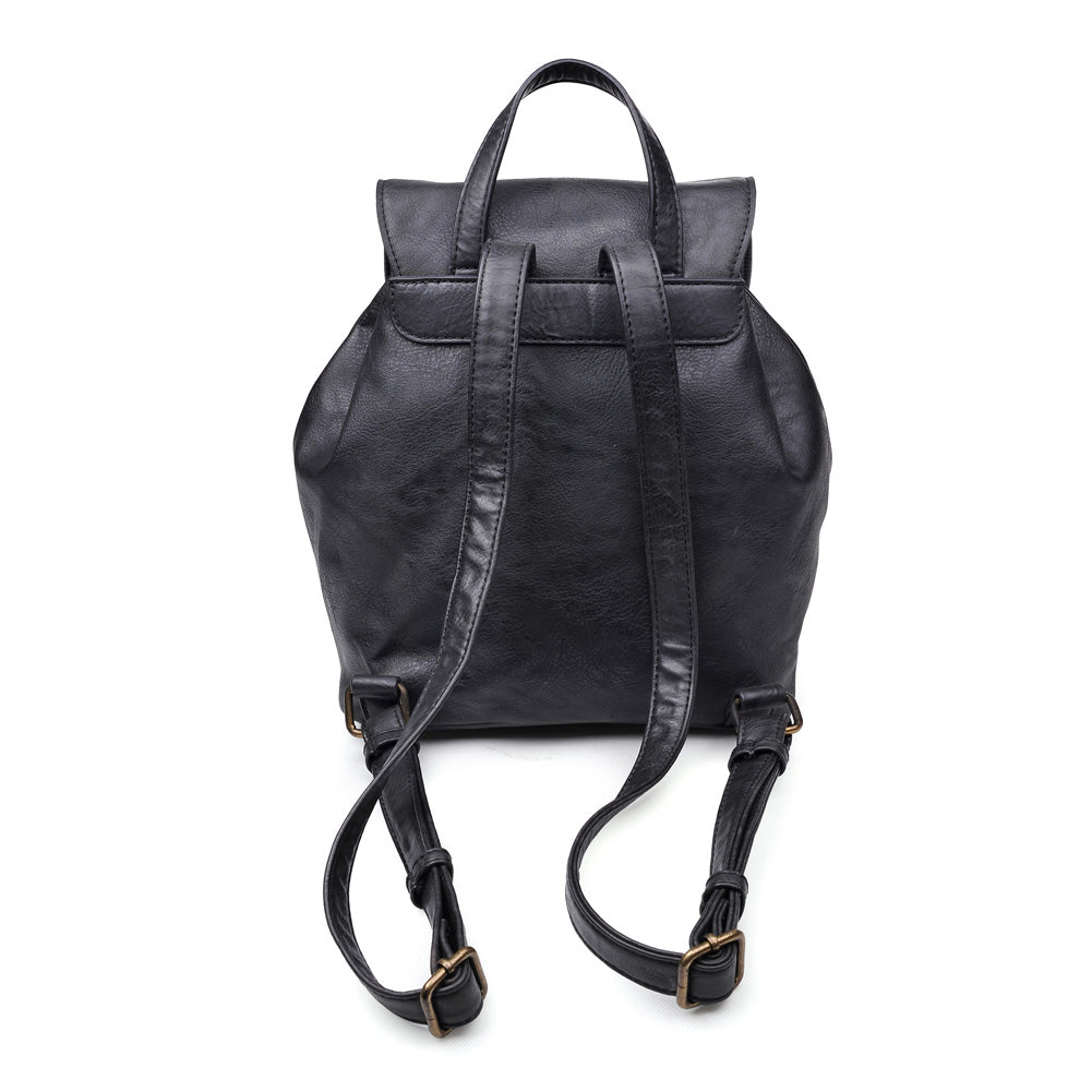 Product Image of Moda Luxe Krista Backpack 842017117728 View 3 | Black