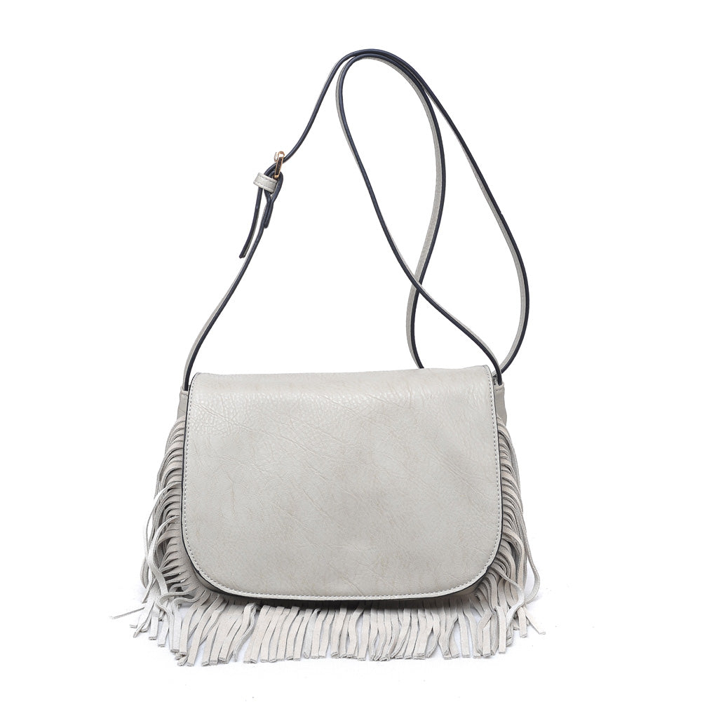 Product Image of Moda Luxe Pasadena Crossbody 819248013389 View 1 | Grey