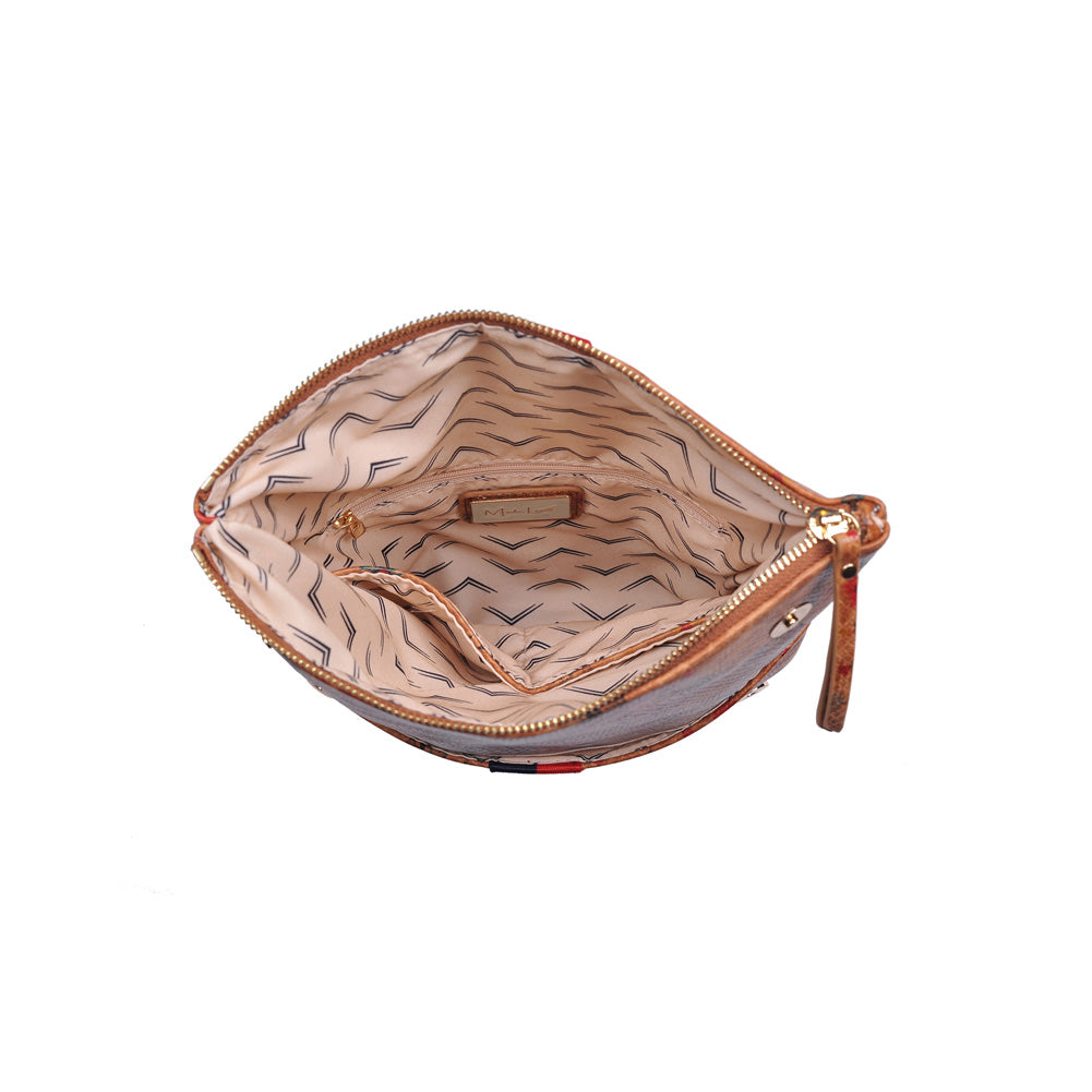 Product Image of Sol and Selene Jules Print Clutch 842017119418 View 8 | Tan