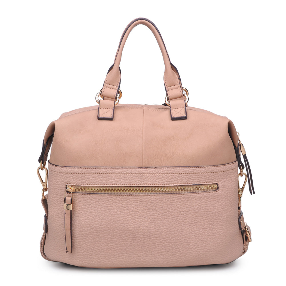 Product Image of Moda Luxe London Satchel 819248013983 View 3 | Natural