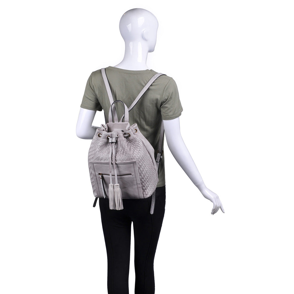 Product Image of Moda Luxe Maria Backpack 842017118381 View 5 | Grey