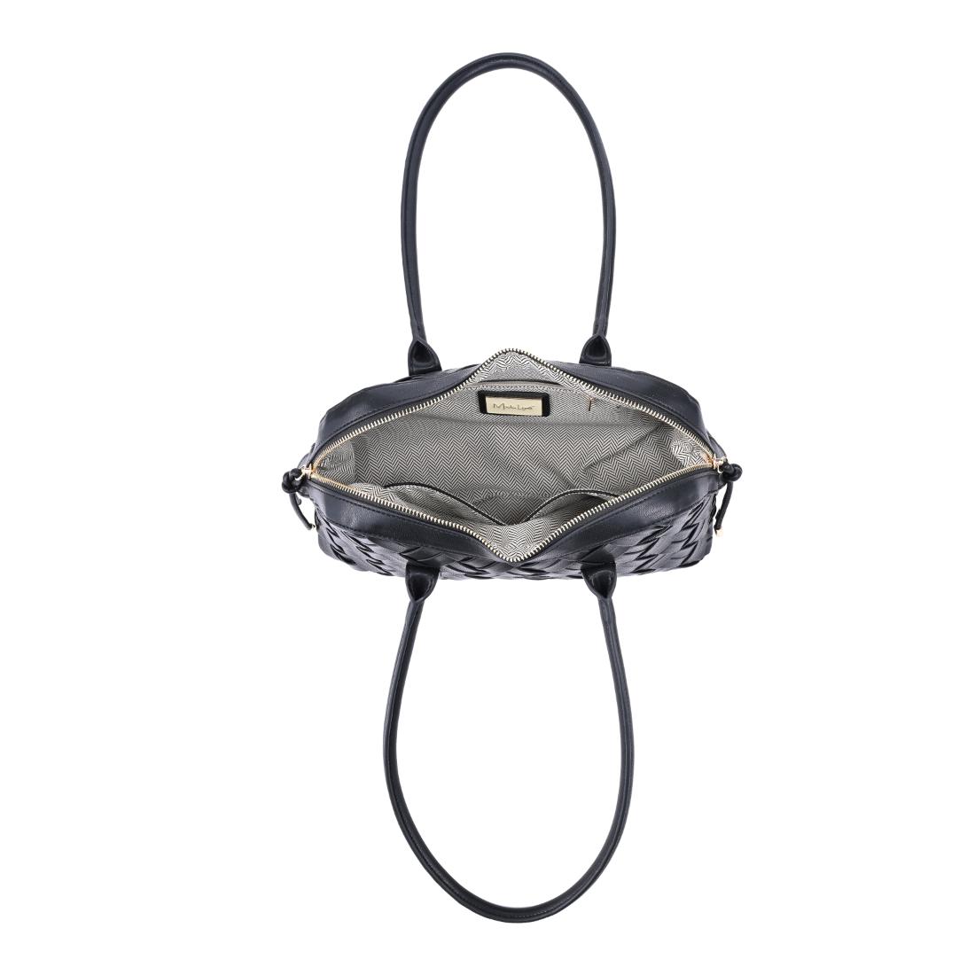 Woman wearing Black Moda Luxe Lotus Shoulder Bag 842017140788 View 9 | Black