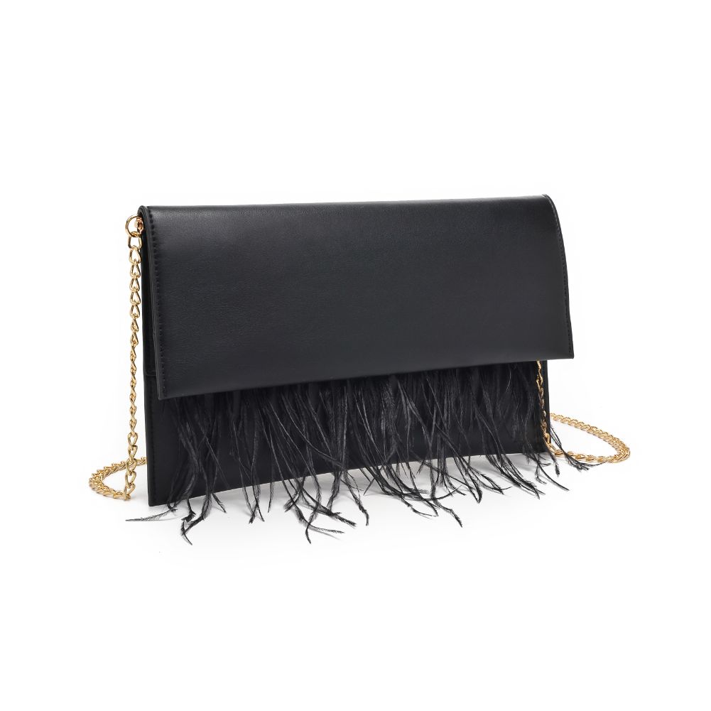 Woman wearing Black Moda Luxe Everlee Clutch 842017131113 View 6 | Black