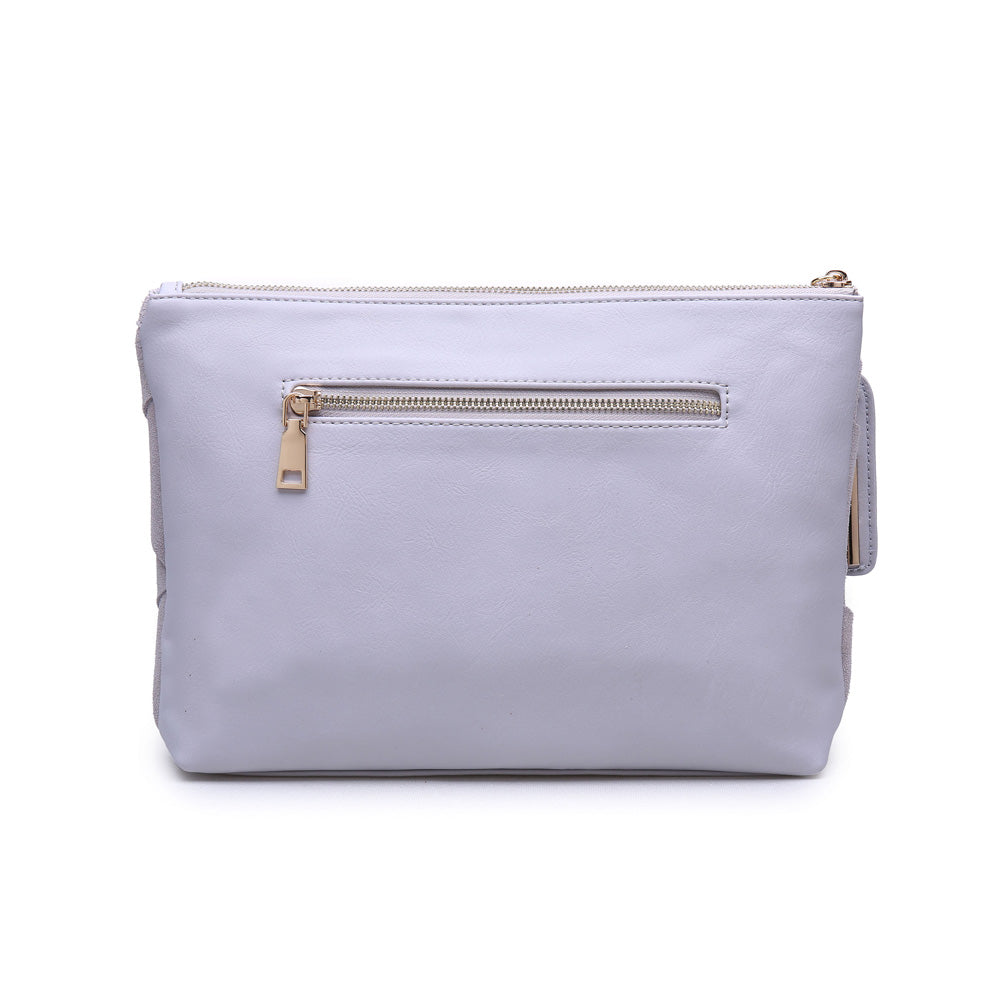 Product Image of Moda Luxe Eleanor Clutch 842017106739 View 3 | Grey