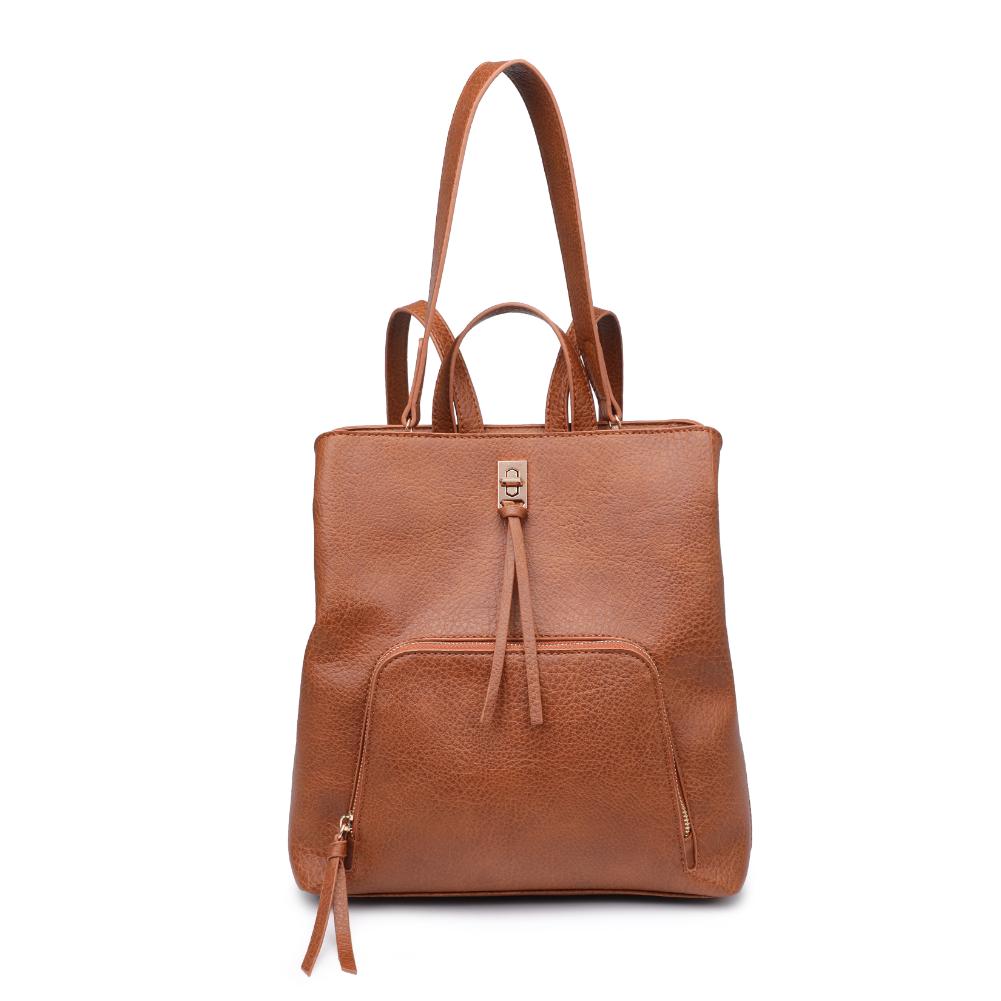 Product Image of Moda Luxe Genevieve Backpack 842017136088 View 5 | Cognac