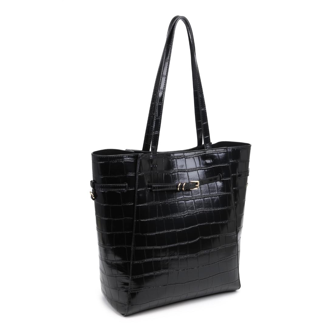 Product Image of Moda Luxe Athena Bucket 842017139812 View 2 | Black