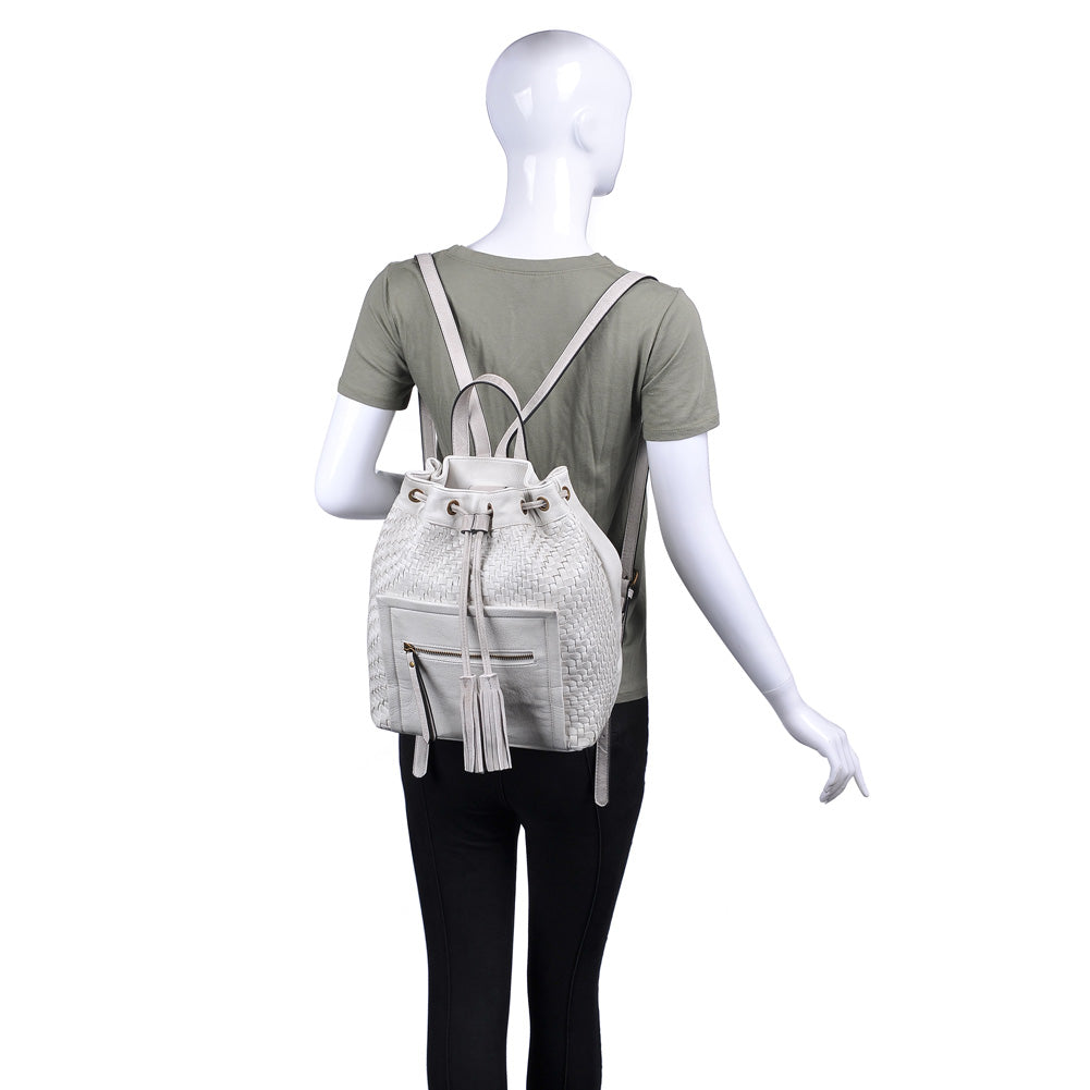 Product Image of Moda Luxe Maria Backpack 842017118398 View 5 | White