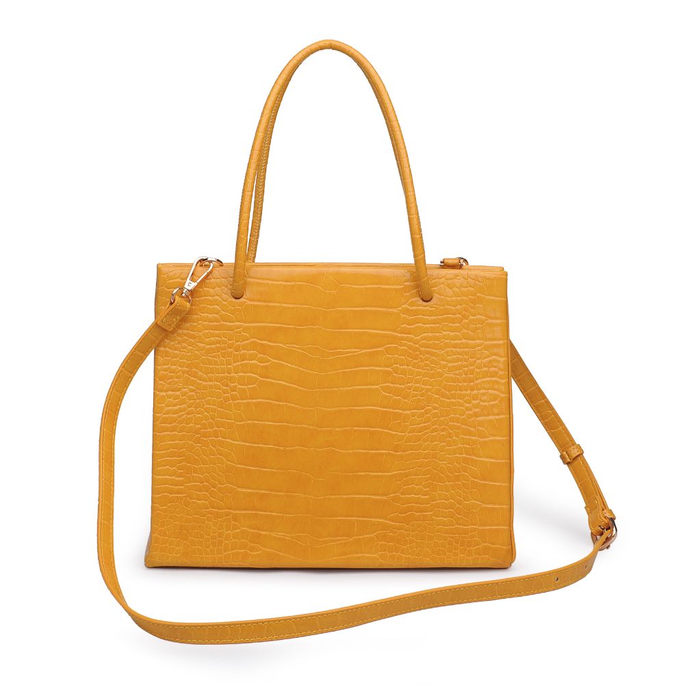 Product Image of Moda Luxe Pierce Mini Tote 842017125853 View 7 | Mustard