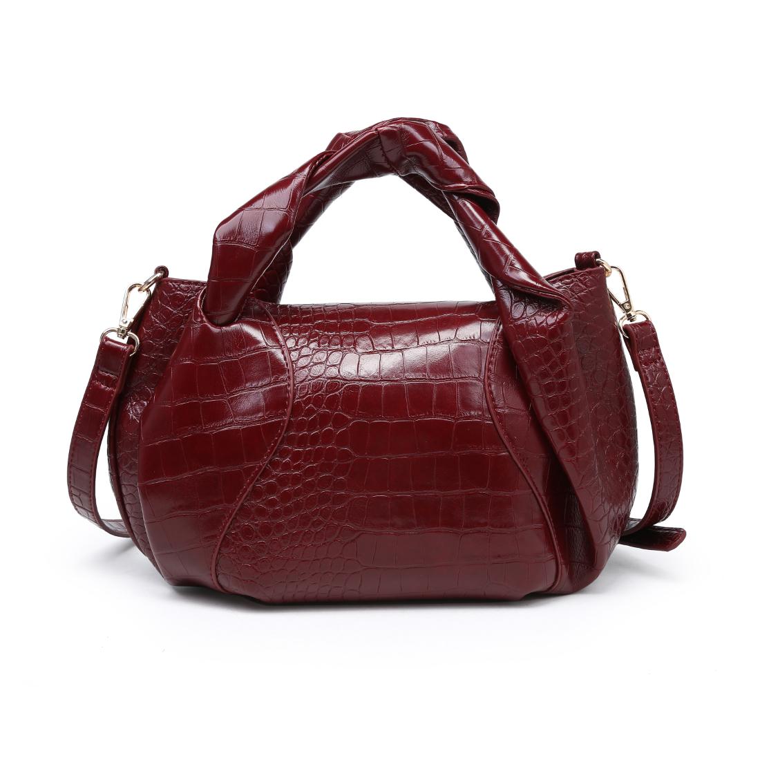 Moda Luxe Amaya Satchel 842017142553 View 7 | Burgundy