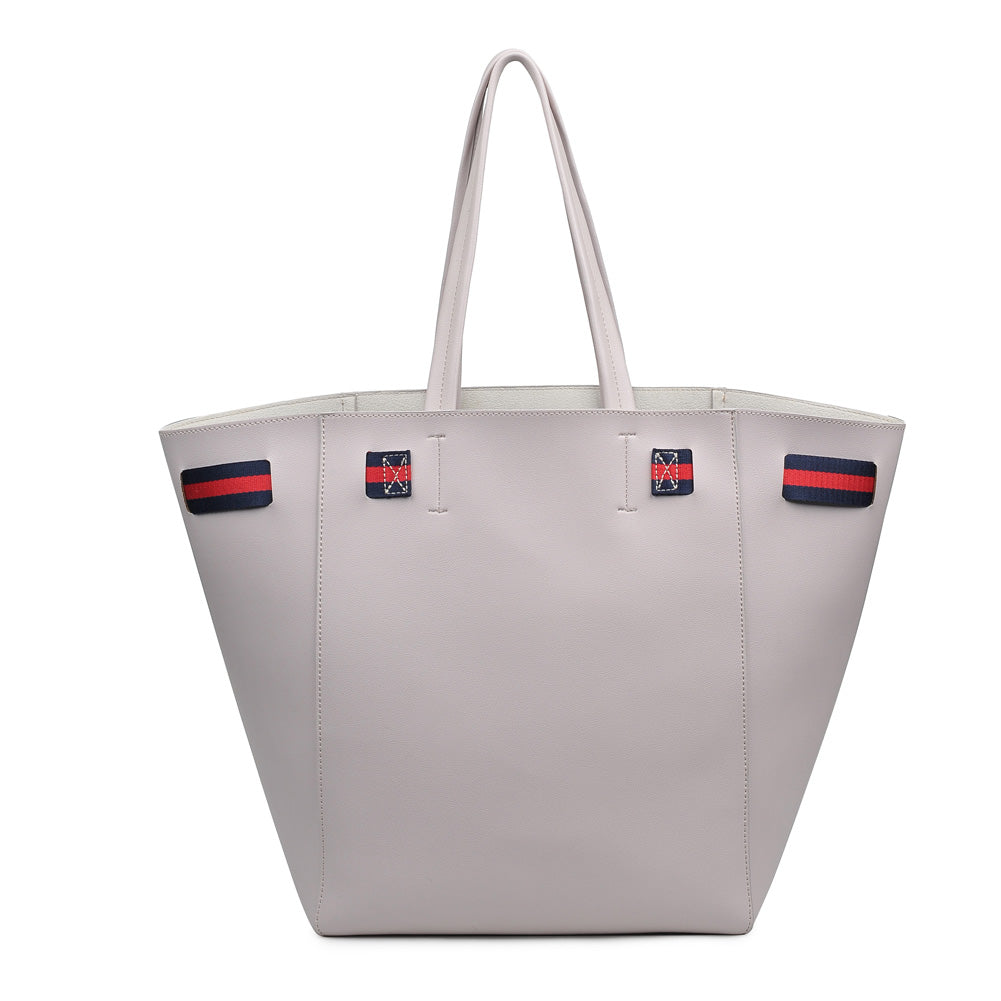 Product Image of Moda Luxe Dutchess Tote 842017118794 View 7 | Bone