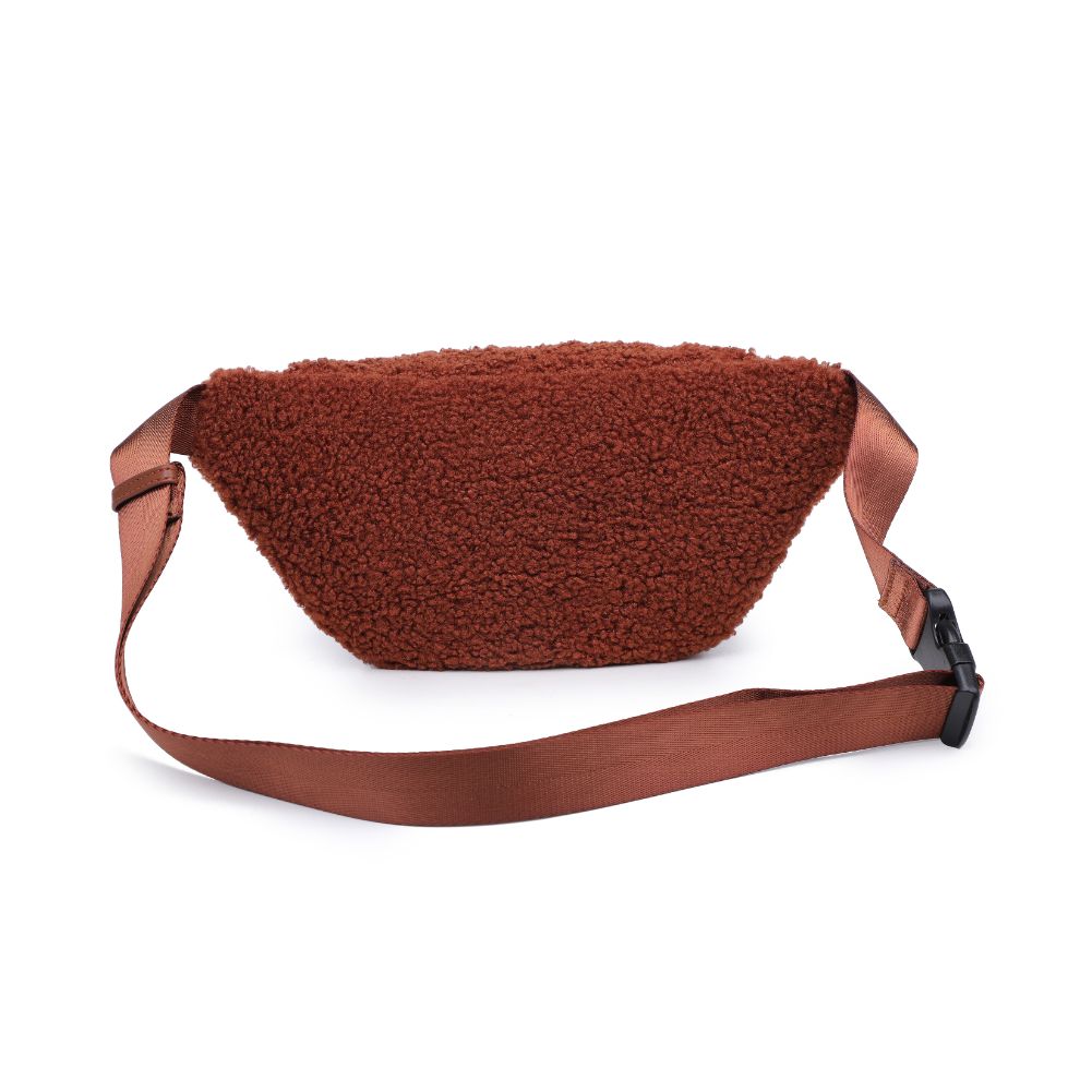 Woman wearing Tan Moda Luxe Orson Belt Bag 842017134237 View 7 | Tan