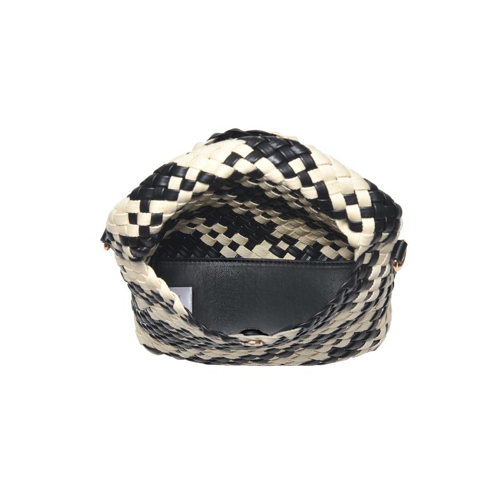 Woman wearing Black Ivory Moda Luxe Jessamine Crossbody 842017135722 View 9 | Black Ivory