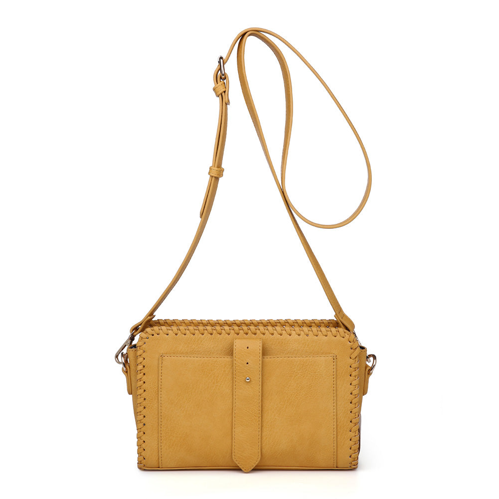 Product Image of Moda Luxe Andy Crossbody 842017119609 View 1 | Mustard
