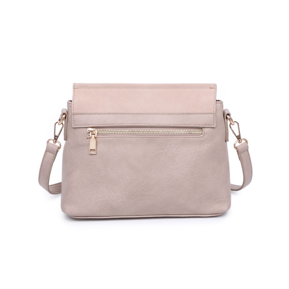 Woman wearing Nude Moda Luxe Abby Crossbody 842017128649 View 7 | Nude