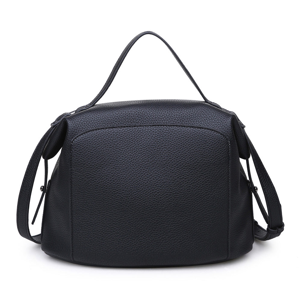 Product Image of Product Image of Moda Luxe Nicole Satchel 842017115465 View 3 | Black
