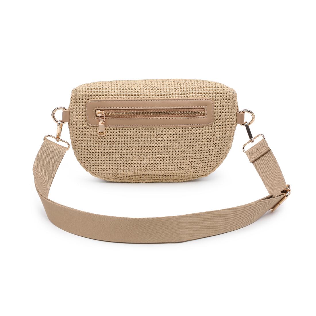 Product Image of Moda Luxe Gizelle - Large Checker Belt Bag 842017141037 View 3 | Natural