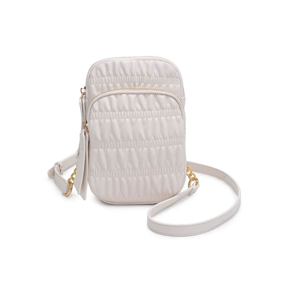 Woman wearing Ivory Moda Luxe Chantal Crossbody 842017131465 View 5 | Ivory