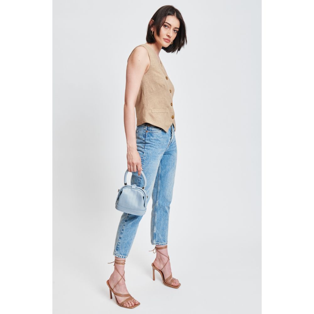 Woman wearing Sky Blue Sol and Selene Charmaine Crossbody 842017131304 View 2 | Sky Blue