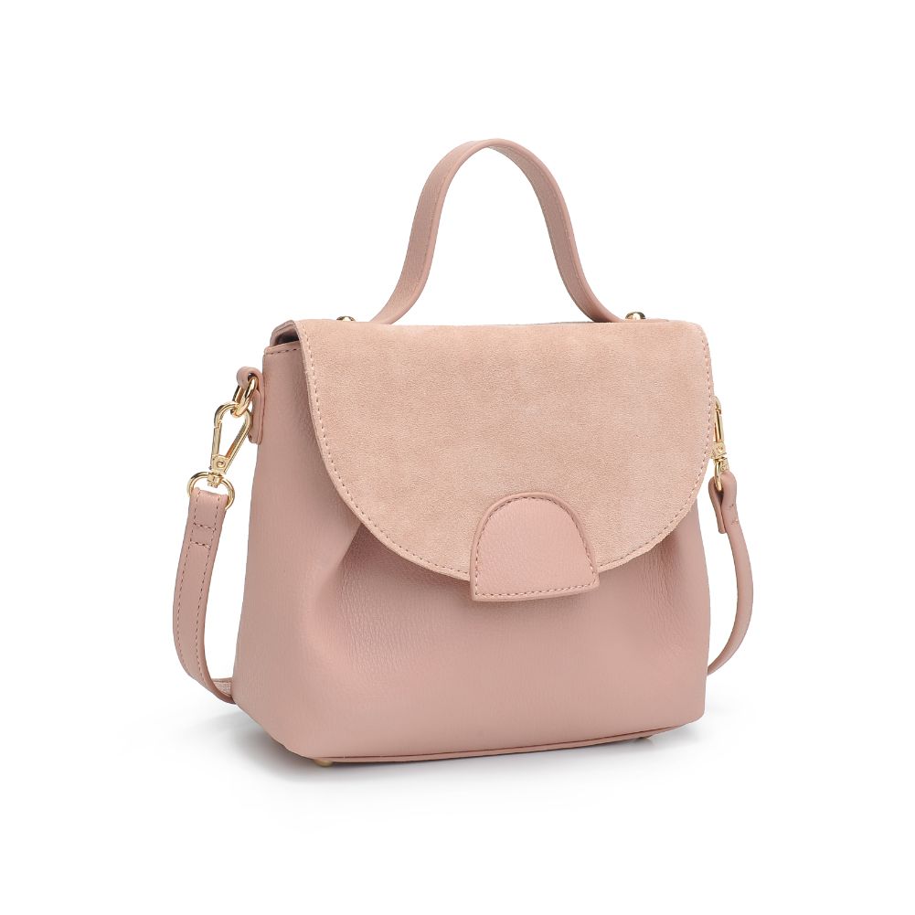 Woman wearing Blush Moda Luxe Alana Messenger 842017127154 View 6 | Blush