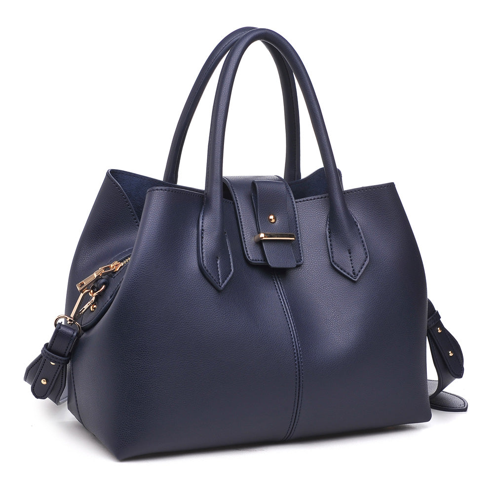 Product Image of Moda Luxe Bianca Satchel 842017116790 View 2 | Navy