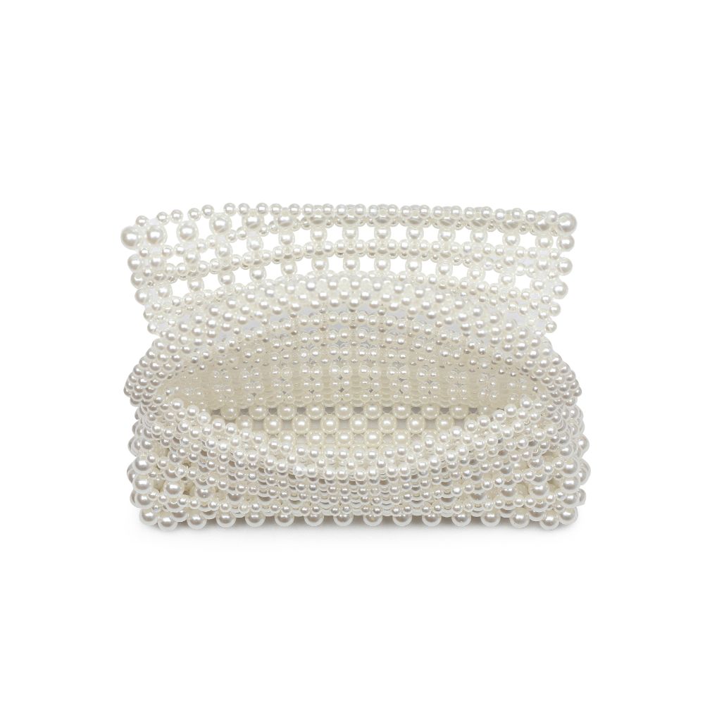 Woman wearing Ivory Moda Luxe Darcy Evening Bag 842017132646 View 9 | Ivory