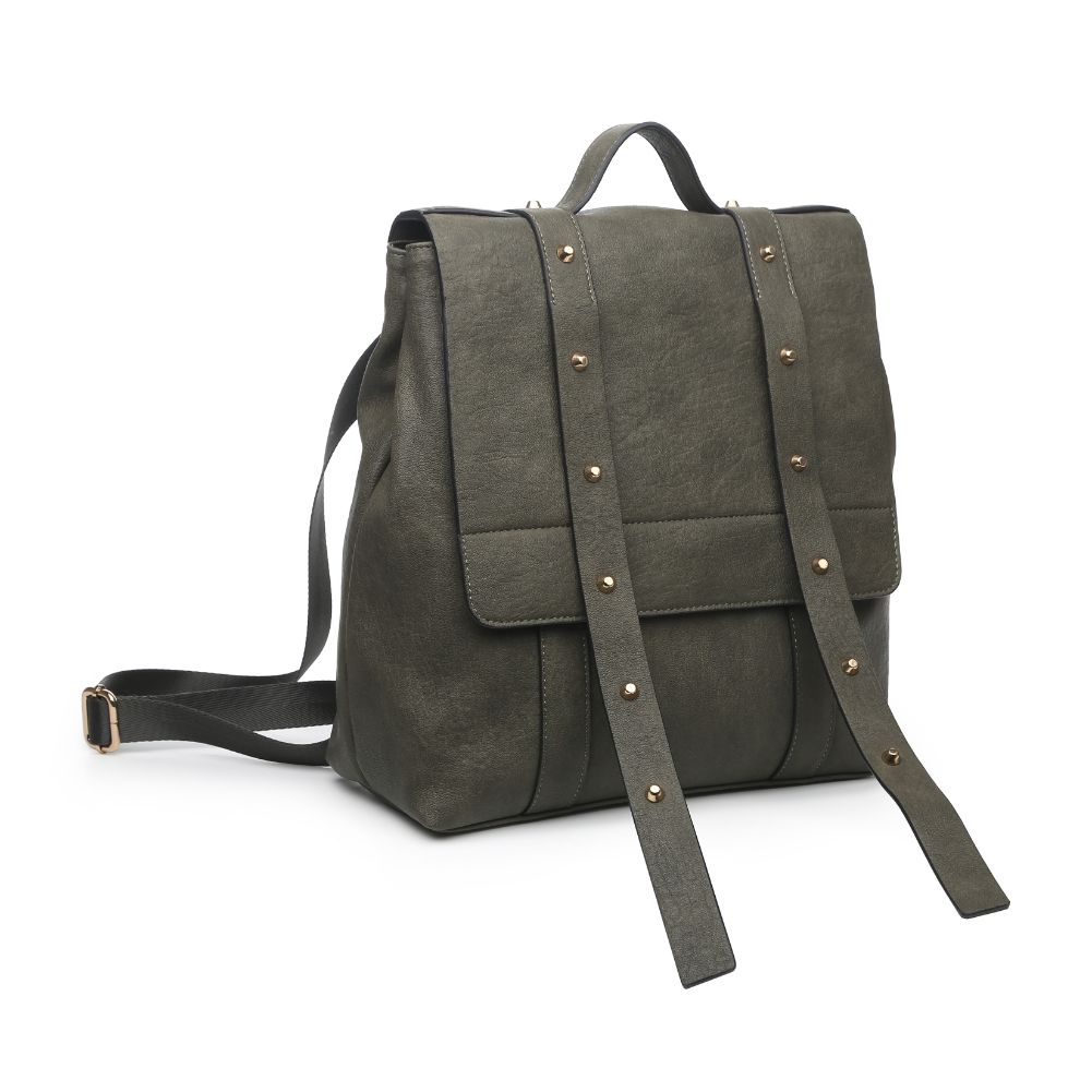 Product Image of Moda Luxe India Backpack 842017122845 View 2 | Olive